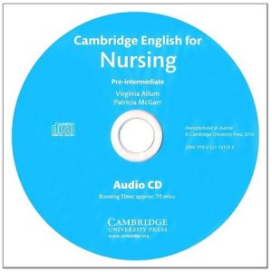 Cambridge English for Nursing Pre-intermediate Student's Book with Audio CD